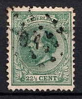 1872-88 22.5c Netherlands (CV $60, Canceled)