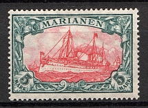 1916-19 Mariana Islands German Colony 5 M (CV $50)