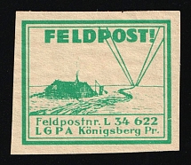 1937-45 Konigsberg, Air Force Post Office LGPA, Red Cross, Military Mail Field Post Feldpost, Germany