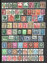 Germany Third Reich Group of Stamps (2 Scans, Canceled)