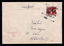 1944 Germany Reich Military Mail Fieldpost 'INSELPOST' Forged Cover