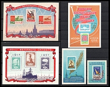 1957-60 Soviet Union, USSR, Stock of Souvenir Sheets