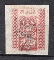 1922 3000R/100R Georgia, Russia Civil War (OFFSET of Image, Print Error)