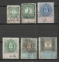 1885 Austria Fiscal Stamps (Cancelled)