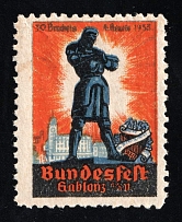 1933 Third Reich, Germany, Federal Festival 'Gablonz', Advertising Propaganda Stamp, Non-Postal (MNH)