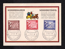 1957 'International Building Exhibition' Berlin, Germany, Souvenir Post Card (Special Cancellation)