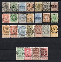 1869-1900 Belgium (Group of Stamps, Canceled)