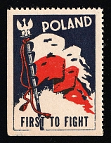 Poland, Polish II Corps, Military Mail Field Post Feldpost, Cinderella (MNH)