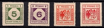 1945 Gorlitz, Germany Local Post (Mi. 5 x - 8 x, Full Set, CV $50)