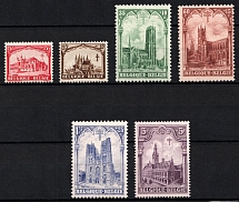 1928 Belgium, Semi-Postal Stamps (Sc. B78 - B83, Full Set, CV $70)