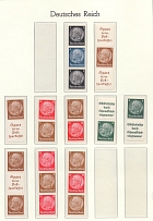1939 Third Reich, Germany, Stock (Coupon, Se-tenants, CV $110, MNH)