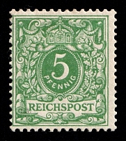1889-92 5pf German Empire, Germany (Mi. 46 a, Signed, CV $260)