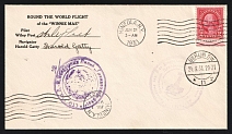 1931 USA Mineola N.Y. Round The World Flight of the 