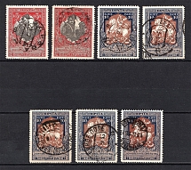 1914 Charity Issue, Russia, Collection of Readable Postmarks, Cancellations