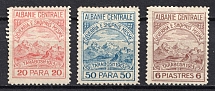 1915 Albania (Mi. 18, 19, 21, CV $40)