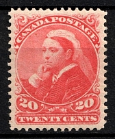1893 20c Canada (SG 115, CV $330)