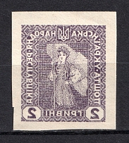 1920 2г Ukrainian Peoples Republic Ukraine (OFFSET, Print Error, MNH)