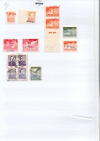 1950-51 Republic of Poland, Collection of 'Groszy' Overprints, Type 12