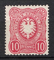 1880-1886 10pf German Empire, Germany (Mi. 41 I a, CV $40)