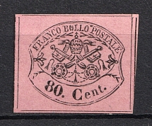 1867 80c Italy (CV $180)