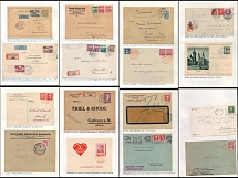1926-37 Czechoslovakia, Collection of Rare and Valuable Covers and Postcards