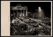1933 The SA marches through Brandenburg Gate, Propaganda Card
