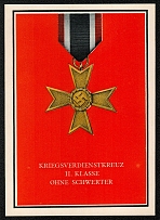 1941 War Medals of the Greater German Reich War Merit Cross Second Class Without Swords