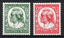 1934 Third Reich, Germany (Mi. 554 - 555, Full Set, CV $140, MNH)