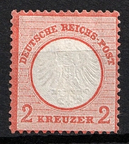 1872 2kr German Empire, Germany (Mi. 8, Signed, CV $260)
