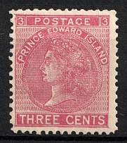 1872 1c Prince Edward Island, Canada (SG 47, CV $160, MNH)