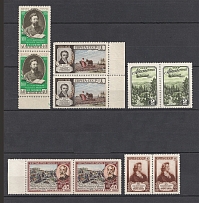 1955 USSR Collection (Pairs, Full Sets, MNH)
