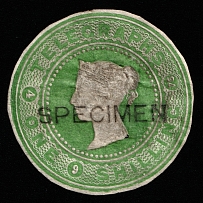 1 Shilling, Great Britain, Telegpaphs, 'Specimen' Overprint