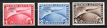 1933 Third Reich, Germany, Airmail (Mi. 496 - 498, Full Set, CV $1,560)