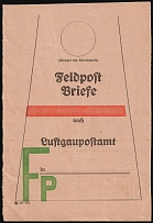 Third Reich, Germany, Pre-Binding Slip for Letters, Field Post Feldpost