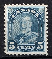 1930-31 5c Canada (SG 296a, CV $35, MNH)