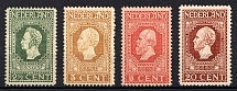 1913 Netherlands (Mi. 81 - 83, 86, CV $30)
