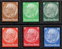 1934 Third Reich, Germany (Mi. 548 - 553, Full Set, CV $180, MNH)