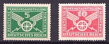 1925 Weimar Republic, Germany (Mi. 370 - 371, Full Set, CV $70, MNH)