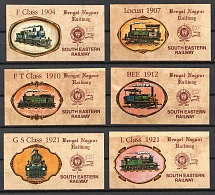 1987 Bengal Nagpur Railway, India, Stock of Cinderellas, Non-Postal Stamps, Labels, Advertising, Charity, Propaganda, Stamps Stickers (MNH)