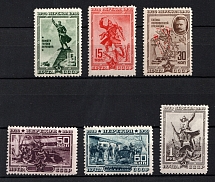 1940 The 20th Anniversary of Fall of Perekop, Soviet Union USSR (Perforated, Full Set, MNH)