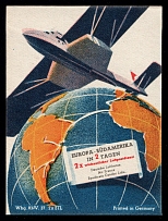 1937 'German Lufthansa', Third Reich Propaganda, Cinderella, Nazi Germany (MNH)