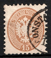 1864 15S Austria (Mi. 23, Used, CV$60)