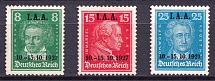 1927 Weimar Republic, Germany (Mi. 407 - 409, Full Set, CV $310, MNH)
