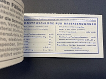 1930 Complete Booklet with stamps of Weimar Republic, Germany, Excellent Condition, Airmail (Mi. MH 19, CV $3,000)