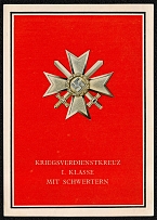1941 War Medals of the Greater German Reich War Service Cross, First Class with Swords