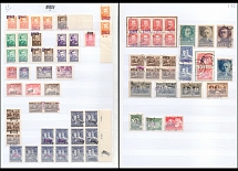 1950-51 Republic of Poland, Collection of 'Groszy' Overprints, Type 21