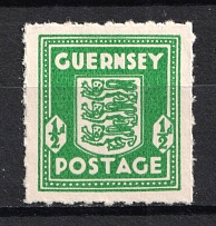 1941-44 1/2p Guernsey, German Occupation, Germany (Color Variety, Mi. 1 a, CV $70, MNH)