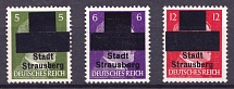 1945 Strausberg (Berlin), Germany Local Post (Mi. 1 - 3, Unofficial Issue, Signed, CV $130, MNH)