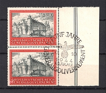 1944 General Government (Special Cancellation `Funf Jahre Krakay`, Full Set)