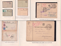 1938-43, Europe, Military Post, Censorship, Postcards